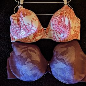 Cacique Lane Bryant Bra's (x2) Sz: 36DDD